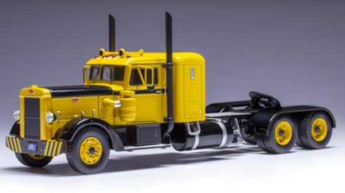 Modellino Scala kompatibel mit Con Peterbilt 350 1952 Gelb/Schwarz 1:43 IXO Modell TR192 von Ixo Model