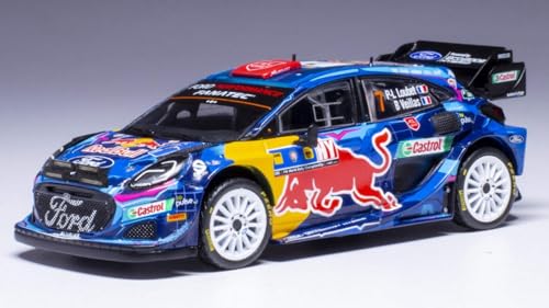 Modellino Scala kompatibel mit Ford Puma WRC N.1 Central European Rally 2023 Loubet-Veillas 1:43 IXO Modell RAM905 von Ixo Model