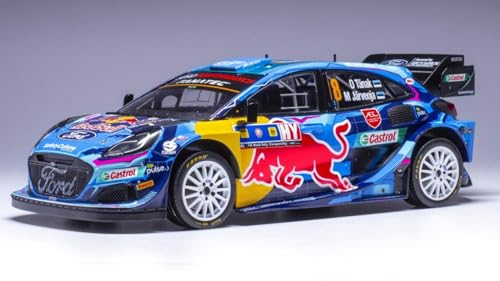 Modellino Scala kompatibel mit Ford Puma WRC N.8 Central Europa. Rally 2023 Tanak-JARVEOJA 1:18 IXO Modell 18RMC187 von Ixo Model