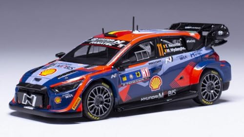 Modellino Scala kompatibel mit Hyundai I20 N WRC N.11 CENTR.EUROP.Rally 2023 NEUVILLE-WYDAEGHE 1:43 IXO Modell RAM909 von Ixo Model