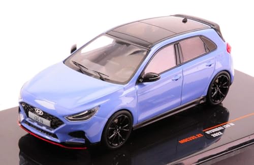 Modellino Scala kompatibel mit Hyundai i30 N 2022 Hellblau 1:43 IXO Modell MOC335 von Ixo Model