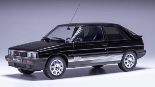 Modellino Scala kompatibel mit Renault 11 Turbo 1987 Schwarz Custom Tuning 1:18 IXO Modell 18CMC179 von Ixo Model