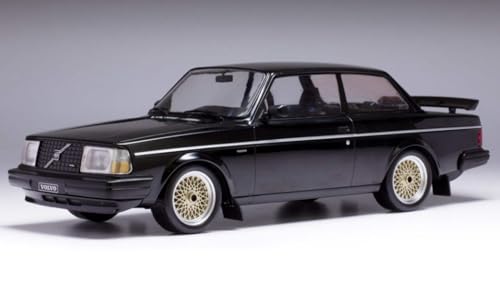 Modellino Scala kompatibel mit Volvo 240 Turbo Custom 1986 Schwarz 1:18 IXO Modell 18CMC178 von Ixo Model