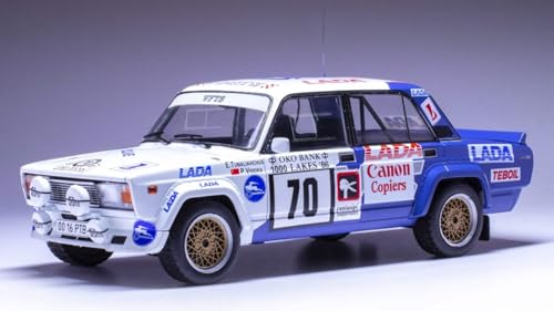 Modellino in Scala Ixo Model kompatibel mit Con Lada 2105 VFTS N.70 1000 Seen Rally 1986 TUMALEVICIOUS-VIDEIKA 1:18 Modell Maßstab 18RMC181A 241217 von Ixo Model