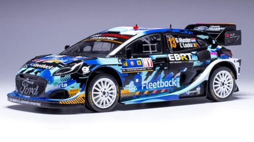 Modellino in Scala Ixo Model kompatibel mit Ford Puma WRC N.13 Central Europa. Rally 2023 Munster-Louka 1:18 Modell Maßstab 18RMC188 241217 von Ixo Model