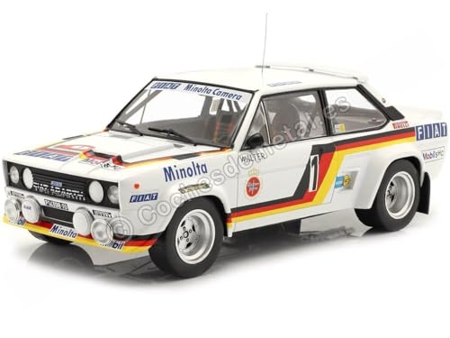 Ixo 1979 FIAT 131 Abarth No.1 Röhrl/Geistdörfer Gewinner Rallye Hunsrück 1:18 Models 18RMC077 von Ixo