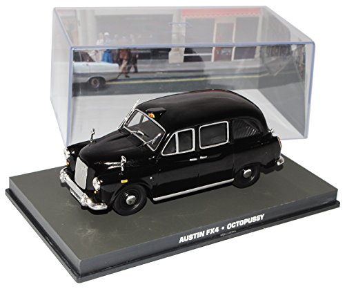 Ixo Austin FX4 London Taxi Octopussy J. Bond 1/43 Modell Auto mit individiuellem Wunschkennzeichen von Ixo