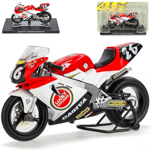 Ixo Cagiva Mito 1994 EV Campionato Sport Production Valentino.Rossi Mit Sockel 1/18 Modell Motorrad Ixo Cagiva Mito 1994 EV Campionato Sport Production Valentino.Rossi Mit Sockel 1/18 Modell Motorrad von Ixo