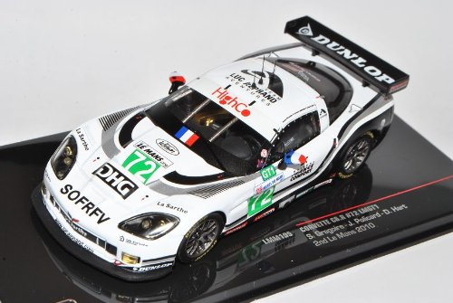 Ixo Chevrolet Corvette C6 R Nr 72 LMGT1 Le Mans 2010 Weiss 1/43 Modell Auto von Ixo