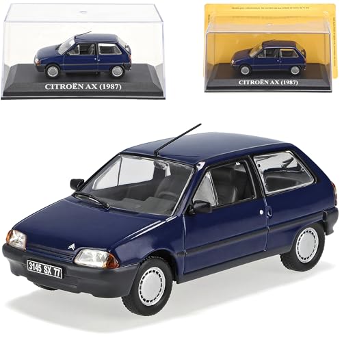 Ixo Citroen Ax 1987 Blau 1/43 Del Prado Modell Auto Modellauto Sonderangebot von Ixo