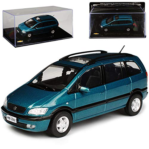 Ixo Defekte Vitrine Chevrolet Opel Zafira A Dunkel Grün 1. Generation 1999-2005 1/43 Modell Auto mit individiuellem Wunschkennzeichen von Ixo