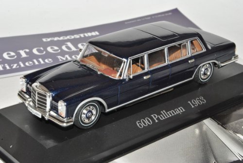 Ixo Defekte Vitrine Mercedes-Benz 600 Pullmann Limousine 1964-1981 W100 Inkl Zeitschrift Nr 4 1/43 Modell Auto von Ixo