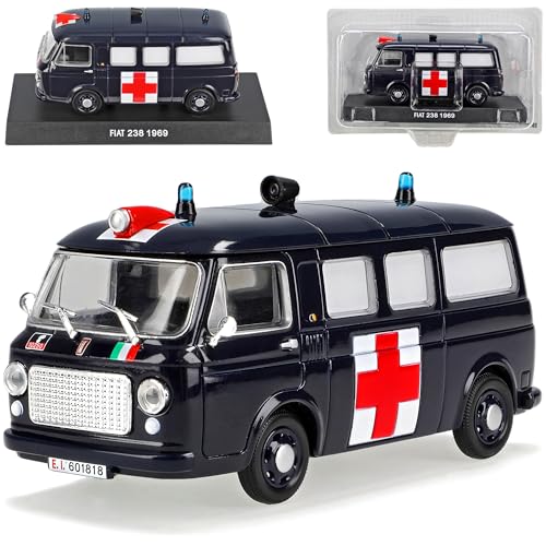 Ixo FIAT 238 1969 Bus 1/43 De Agostini Modellauto Modell Auto Sonderangebot von Ixo