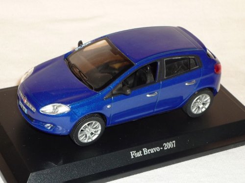 Ixo FIAT Bravo 2007 5 TÜrer Blau 1/43 De Agostini Modell Auto Modellauto von Ixo