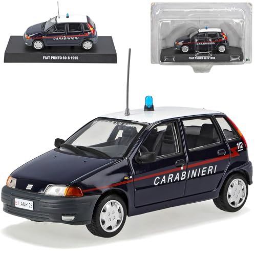 Ixo FIAT Punto 60s 60 S Carabinieri 1995 1/43 De Agostini Modellauto Modell Auto Sonderangebot von Ixo