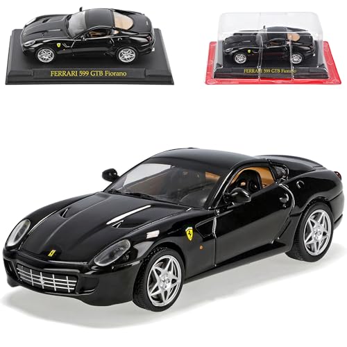 Ixo Ferrari 599 GTB Fiorano Coupe Schwarz 1/43 Modell Auto mit individiuellem Wunschkennzeichen Ixo Ferrari 599 GTB Fiorano Coupe Schwarz 1/43 Modell Auto mit individiuellem Wunschkennzeichen von Ixo