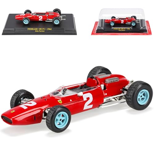 Ixo Ferrari F1 158 Weltmeister 1964 John Surtees mit Sockel 1/43 Modell Auto von Ixo