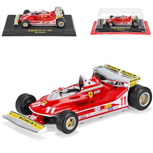 Ixo Ferrari F1 312 T4 Weltmeister 1979 Jody Scheckter mit Sockel 1/43 Modell Auto von Ixo