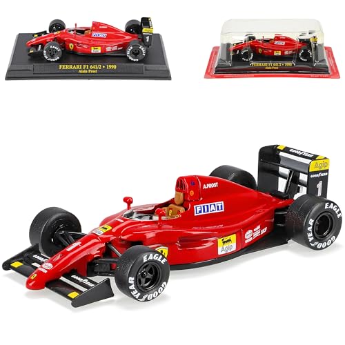 Ixo Ferrari F1 641/2 1990 Alain Prost mit Sockel 1/43 Modell Auto von Ixo