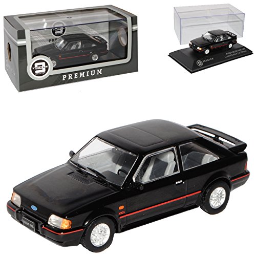 Ixo Ford Escort MKIV XR3i Schwarz 3 Türer 4. Generation 1986-1990 limitiert 1 von 1008 Triple 9 1/43 Modell Auto von Ixo