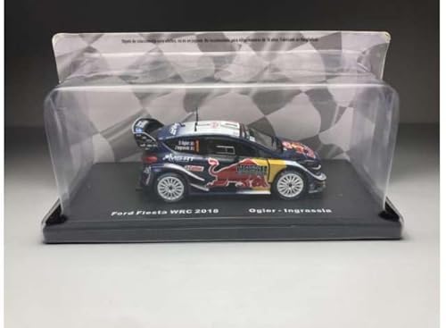 Ixo Ford Fiesta WRC Rallye Monte Carlo Ogier Ingrassia Moncao 2018 mit Sockel 1/43 Modell Auto von Ixo