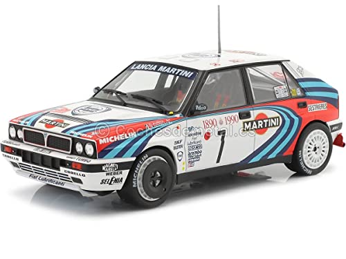 Ixo Lancia Delta Integrale 16V #7 Martini Rallye Monte Carlo 1990 Auriol Occelli Modellauto 1:24 Models von Ixo