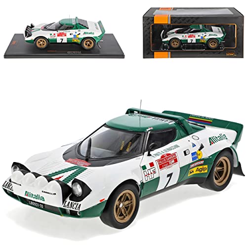 Ixo Lancia Stratos HF Nr 7 Pinto Rally San Remo 1975 1/18 Modell Auto von Ixo