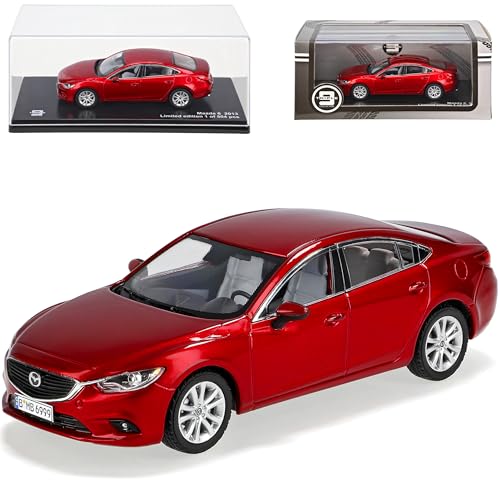 Ixo Mazda 6 Limousine Rot 3. Generation Typ GJ Ab 2012 limitiert 1 von 504 Triple 9 1/43 PremiumX Modell Auto mit individiuellem Wunschkennzeichen von Ixo