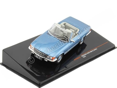 Ixo Mercedes 280 SL R107 1979 hellblau metallic Modellauto 1:43 Models von Ixo