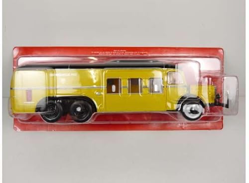 Ixo Mercedes-B O 10000 Österreichische Post Gelb Bus 1/43 Atlas Modell Auto mit individiuellem Wunschkennzeichen von Ixo