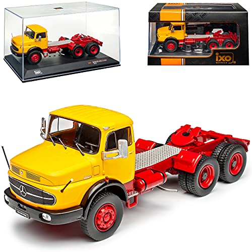 IXO Mercedes-Benz LS 2624 Gelb Rot LKW Truck 1/43 Modell Auto von IXO