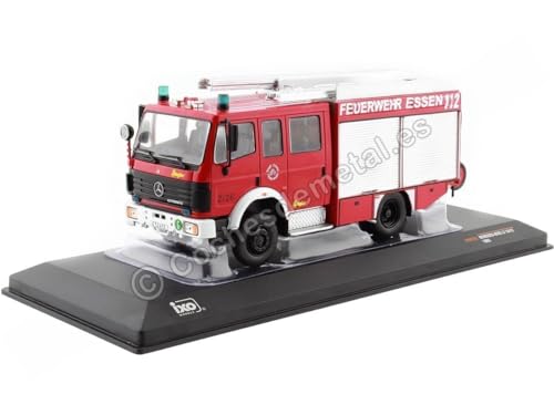 Ixo Mercedes LF 16/12, 1:43, Fertigmodell, LKW, Rot, 3.2 inches, Kind, Realistische Fahrzeuge, Push, 1 Count, Modellauto, Kinder, Erwachsene, Modellautosammler, Unisex von Ixo