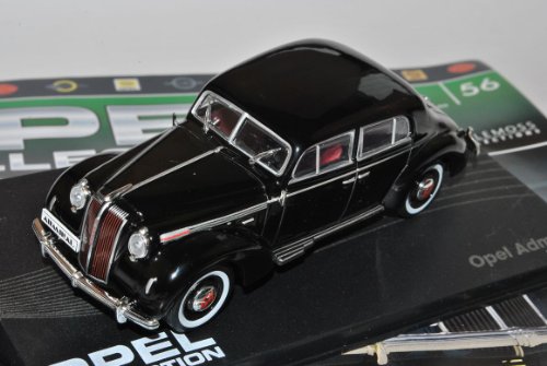 Ixo Opel Admiral Limousine Schwarz 1937-1939 Inkl Zeitschrift Nr 56 1/43 Modell Auto von Ixo