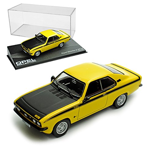 Ixo Opel Manta A GT/E Coupe Gelb Schwarz 1974-1975 Nr 101 1/43 Modell Auto von Ixo