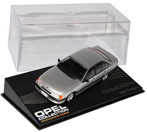 Ixo Opel Omega A Limousine Silber 1986-1994 Herbert Killmer Inkl Zeitschrift Nr 124 1/43 Modell Auto von Ixo