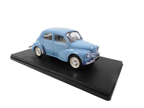 Ixo Renautl 4CV Limousine Blau 1946-1961 mit Sockel 1/24 Modell Auto Modellcarsonline Modell Auto von Ixo