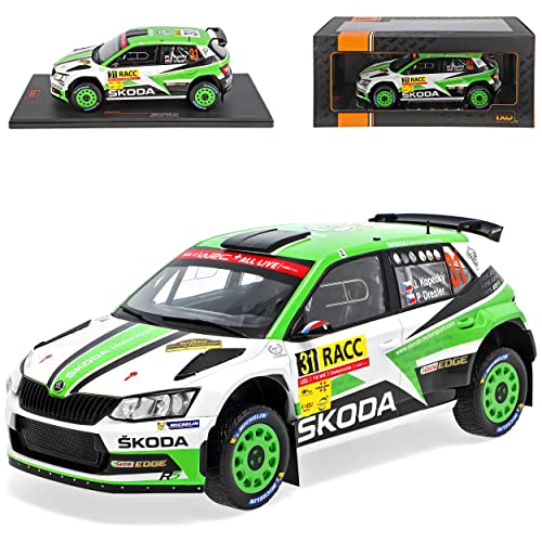 Ixo Skod Fabia R5 Nr 31 Kopecky Dresler Rally Catalunya 2018 1/18 Modell Auto von Ixo