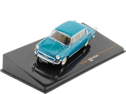 ixo models Skoda 1000 MBX 1966 hellblau Modellauto 1:43 von ixo models