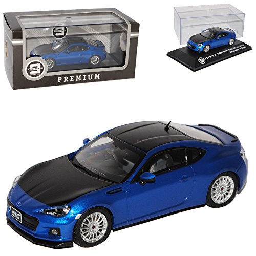 Ixo Subaru BRZ STI Coupe Blau mit Karbon Ab 2012 limitiert 1 von 504 Triple 9 1/43 Modell Auto von Ixo