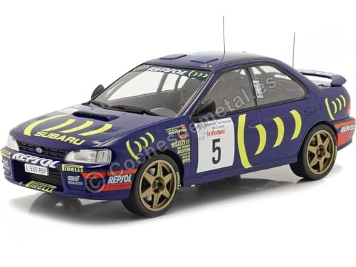 Ixo Subaru Impreza 555 No.5 4th Rallye Tour de Corse 1995 (C.Sainz - L.Moya) 1:18 von Ixo