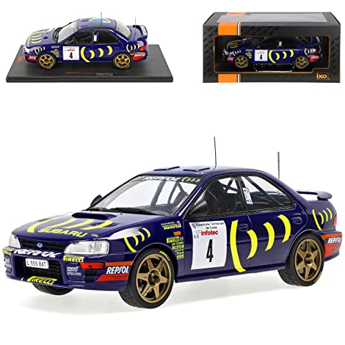 Ixo Subaru Impreza WRX WRC STI McRae Ringer Tour de Corse Rally 1995 1/18 Modell Auto mit individiuellem Wunschkennzeichen von Ixo