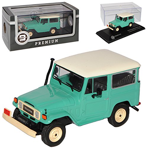 Ixo T*o*y*o*t*a Bandeirante J5 Baugleich Land Cruiser J4 Grün 1958-2001 limitiert 1 von 1008 Triple 9 1/43 Modell Auto mit individiuellem Wunschkennzeichen von Ixo