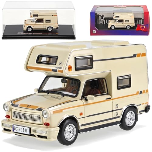 Ixo Trabant 601 1980 Wohnmobil Camping Beige 293 1/43 Modell Auto von Ixo