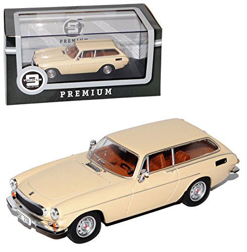 Ixo Volvo P1800ES Schneewittchensarg Cream Beige 1971-1973 limitiert 1 von 1008 Triple 9 1/43 Modell Auto mit individiuellem Wunschkennzeichen von Ixo