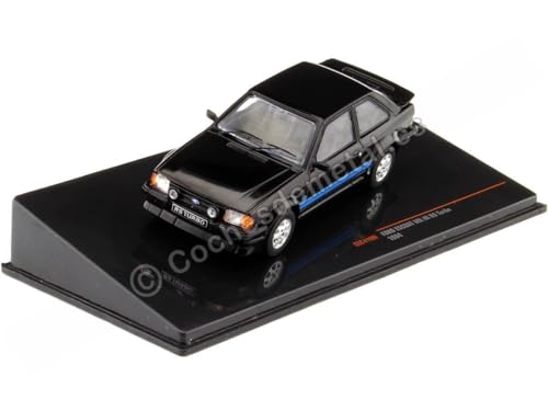 Ixo Modellauto Ford Escort MK3 RS Turbo 1984 Schwarz 1:43 Kind (unisex) Kinder von ixo models