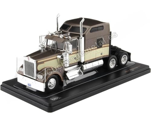 Ixo kompatibel mit Kenworth W900 Zugmaschine 1976 braun metallic beige Modellauto 1:43 Models von Ixo