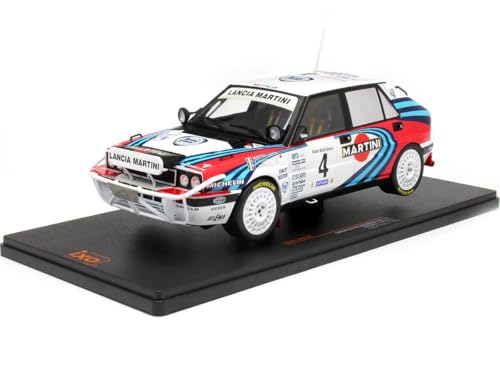 Kompatibel mit Lancia Delta Integrale 16V Marini Nº4 Fiorio/Pirollo Rally Safari 1:18 IXO Modelle 18RMC139B von Ixo