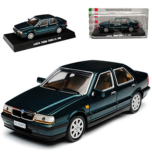 Lancia Thema Y9 Turbo I.E. Limousine Grün 1984-1994 mit Sockel 1/43 Modell Auto von Ixo