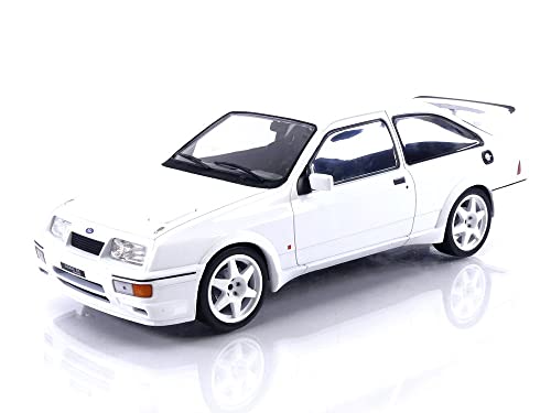 Ixo Modellauto Auto 1:18 Hoch detailliert und realistisch Weiß 1988 Ford Sierra RS Cosworth 1:18 IXO MODEL 18CMC121 für Kinder (alle Geschlechter) von Ixo