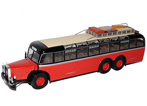 Ixo Mercedes-B O 10000 Reisebus Deutschland 1939 1/43 Atlas Sonderangebot Modell Auto mit individiuellem Wunschkennzeichen von Ixo